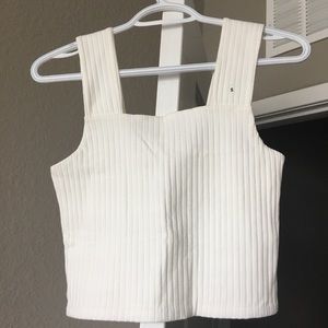 American Eagle Outfitters Tops - American Eagle white cropped top American Eagle Outfitters Tops - American Eagle white cropped top